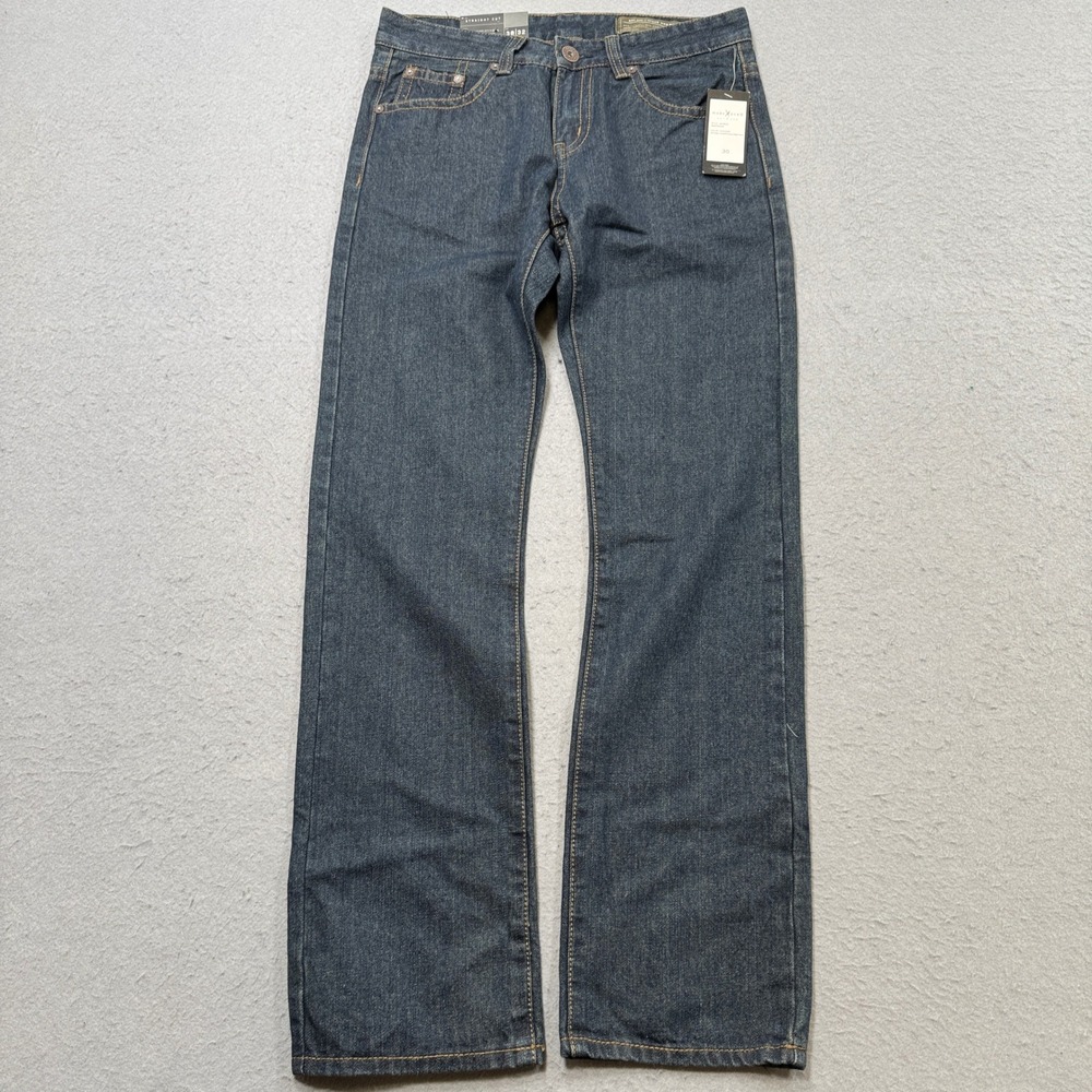 NEW Marc Ecko Cut‎ & Sew Jeans Men's 30x32 Dark Indigo Straight Cut Modern Fit